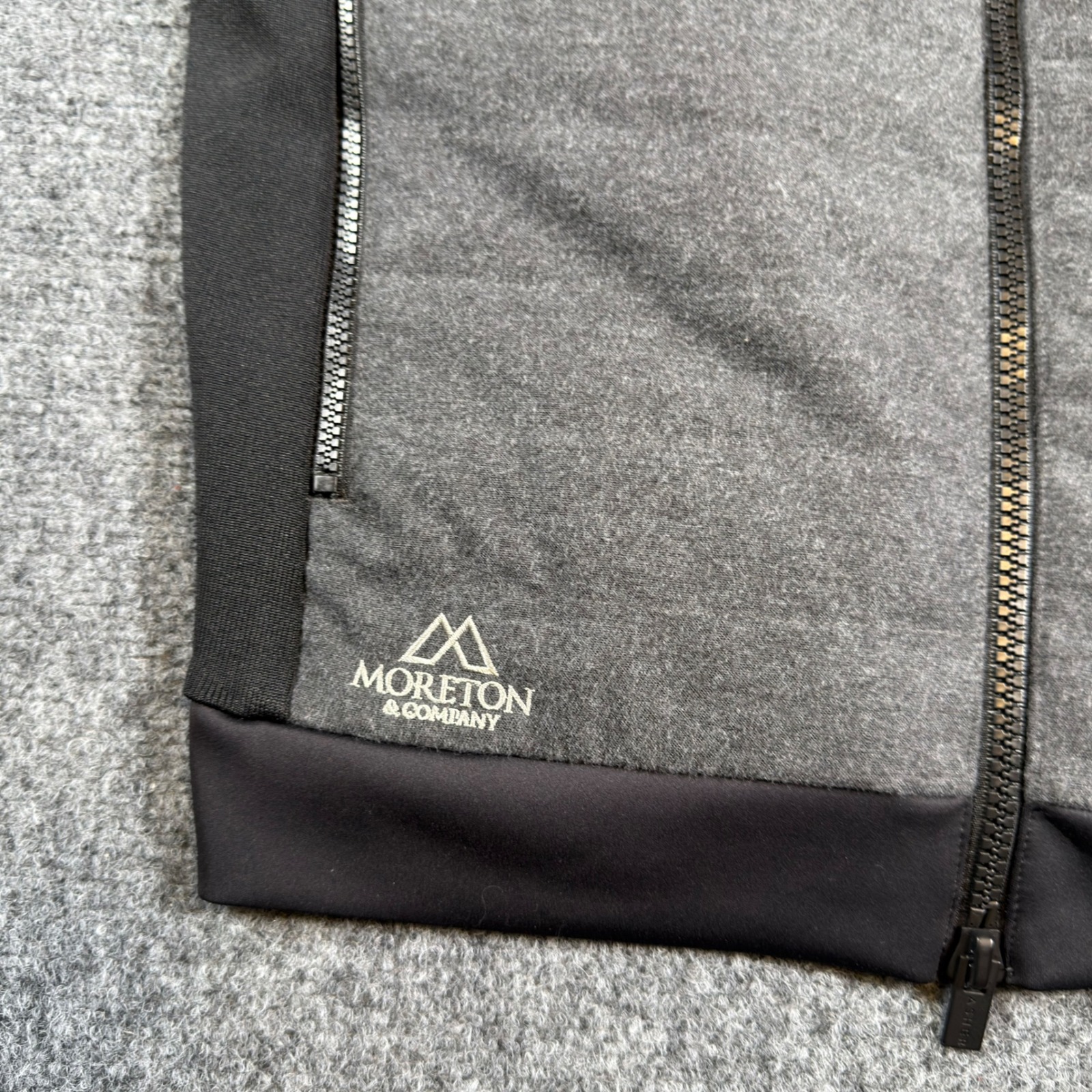 Asher Golf Tech Vest-Performance Men's Large Gray Black Lightweight New — image 5 of 8